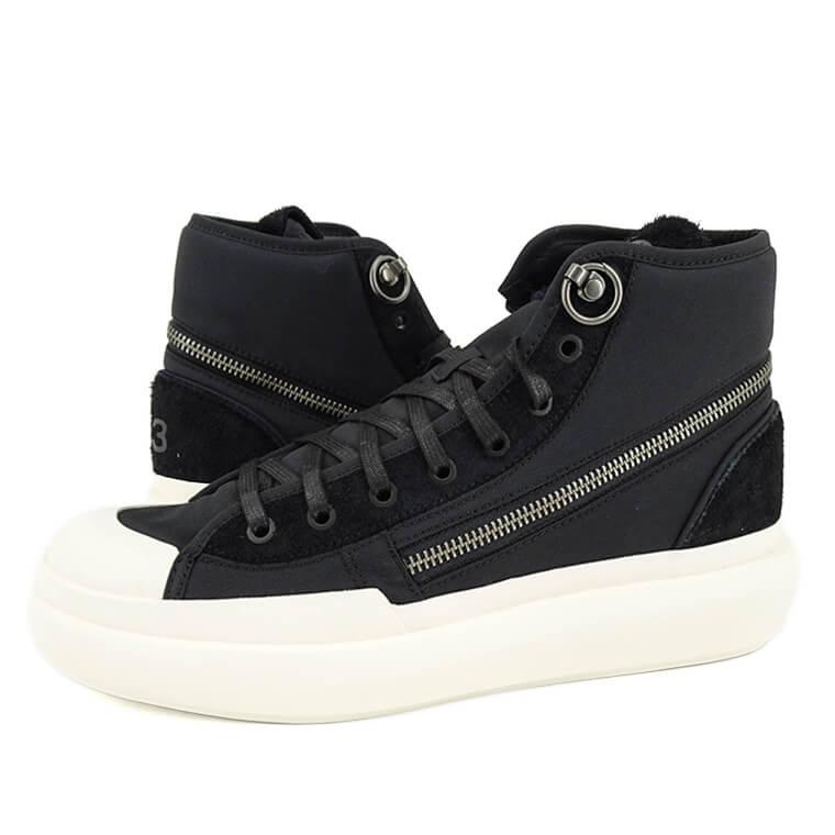 Y-3 ワイスリー メンズ スニーカー AJATU COURT HIGH ID4208 ブラック