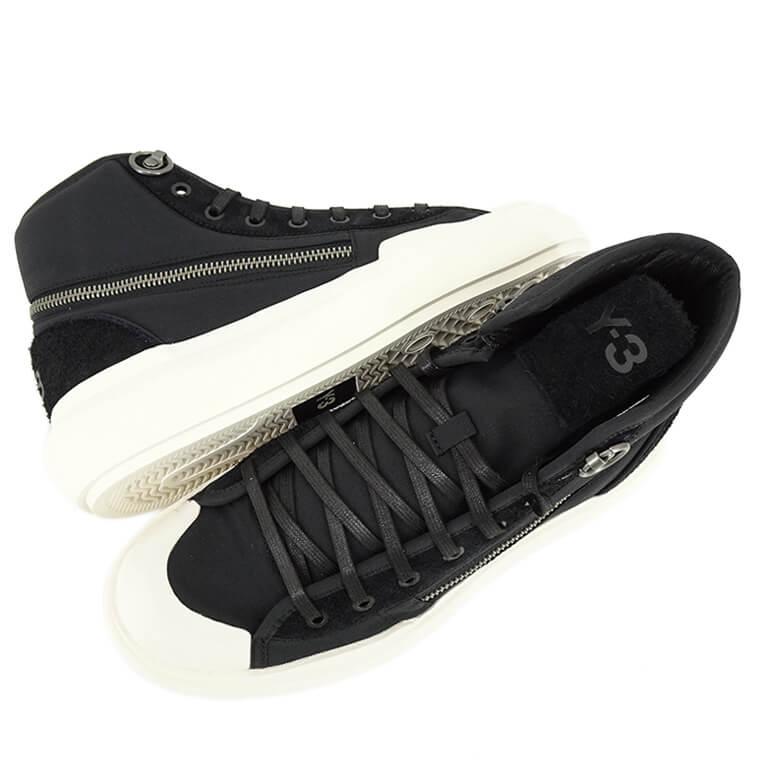 Y-3 ワイスリー メンズ スニーカー AJATU COURT HIGH ID4208 ブラック