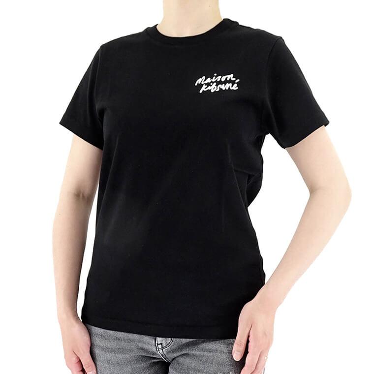 PayPay最大12% 500円OFF対象 メゾンキツネ MAISON KITSUNE レディース Tシャツ IW00131 KJ0035 BLACK ブラック P199｜worldclub｜04