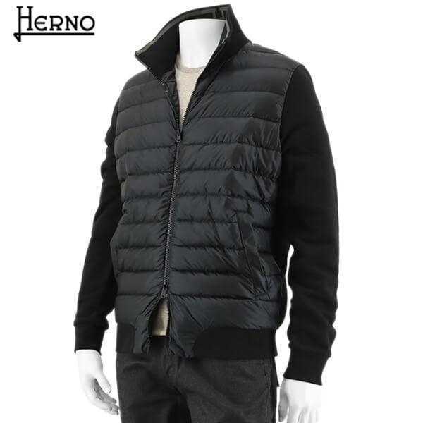 HERNO（ヘルノ） 完売御礼 メンズ ダウンジャケット JP000109U 50041 ブラック 9300 セール : WORLD CLUB ...