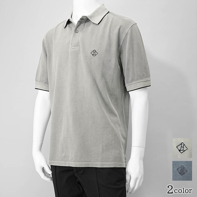 HERNO（ヘルノ） メンズ ポロシャツ JPL00134U 54006 グレージュ 9400