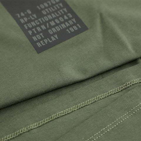 REPLAY 完売御礼 リプレイ メンズ Tシャツ M6043 22980P カーキ 531 22ss セール : WORLD CLUB ...