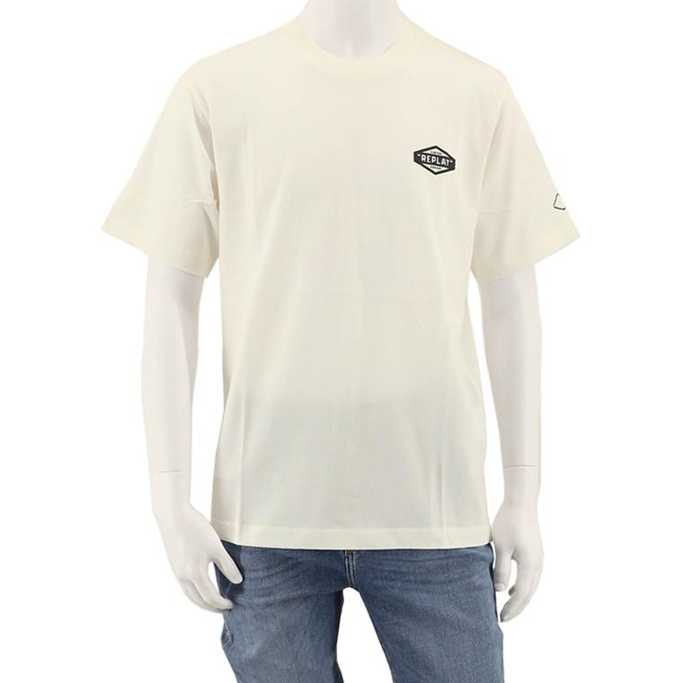 GW SALE 特別価格 リプレイ REPLAY メンズ Tシャツ M6519 2660 アイボリー 011｜worldclub｜02
