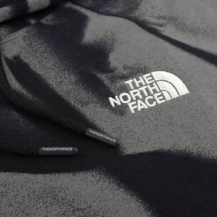 ノースフェイス THE NORTH FACE メンズ パーカー ESSENTIAL HOODIE PRINT NF0A881G SMOKED PEARL GARMENT FOLD PRINT ブラック系 SIF 24ss｜worldclub｜08