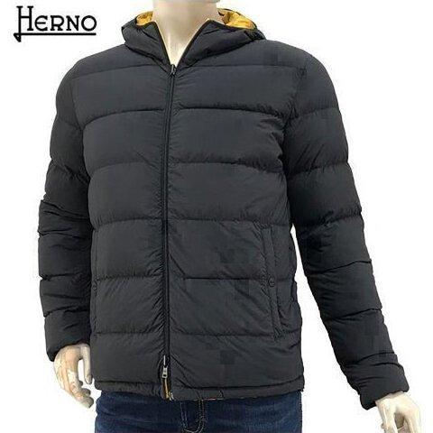 21福袋 Herno ブラック マスタード 9300 セール 19aw Pi0601u ダウンジャケット メンズ ポイント最大6倍 ヘルノ Herno ダウンジャケット プレミアムstock 19aw コート アウター