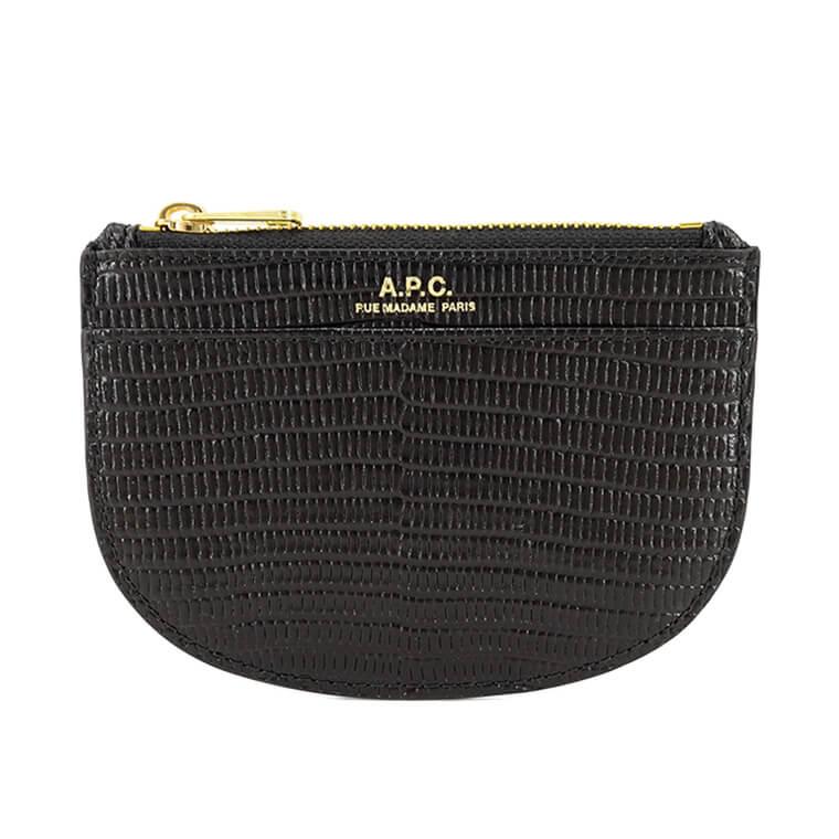 アーペーセー A.P.C. レディース コイン＆カードケース PXBMR F63439 NOIR ブラック LZZ 23aw｜worldclub｜02