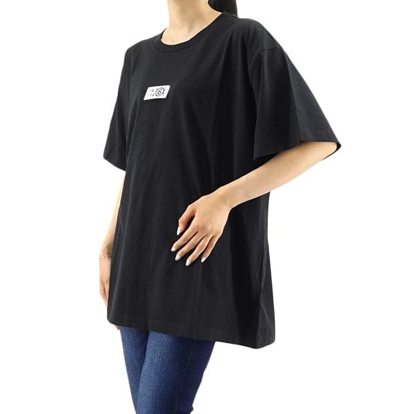 500円OFF対象 エムエムシックス メゾンマルジェラ MM6 Maison Margiela レディース Tシャツ S52GC0267 S24312 ブラック 900｜worldclub｜04