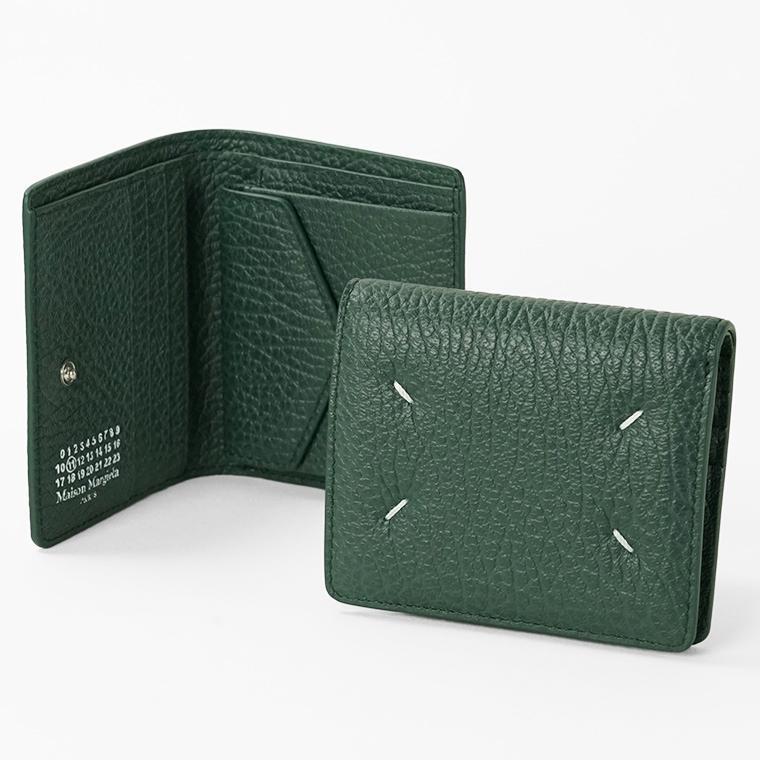 メゾンマルジェラ 三つ折り財布 カーキ系 ミリタリーグリーン Maison Margiela（メゾンマルジェラ） レディース メンズ 2つ折り財布