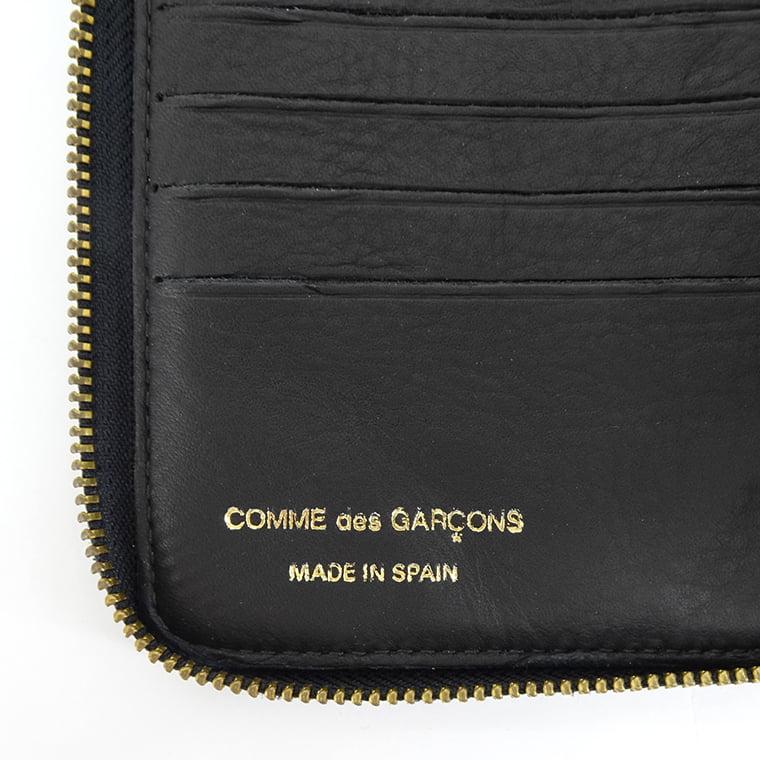 コムデギャルソン COMME des GARCONS ユニセックス 2つ折り財布 WASHED WALLET SA2100WW ブラック BLACK 23aw｜worldclub｜05