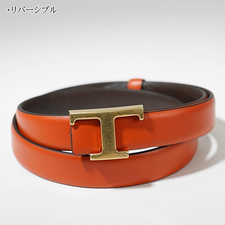 TOD'S（トッズ） レディース ベルト T TIMELESS XCWTSB30100RBR