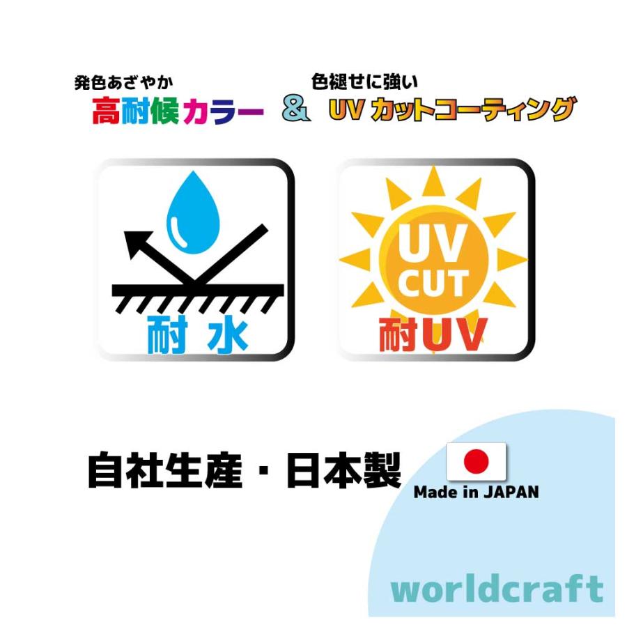 日本地図 円形デザイン　ステッカー／マグネット　JAPAN 日章旗 日の丸 日本国旗 日本列島｜worldcraft｜06