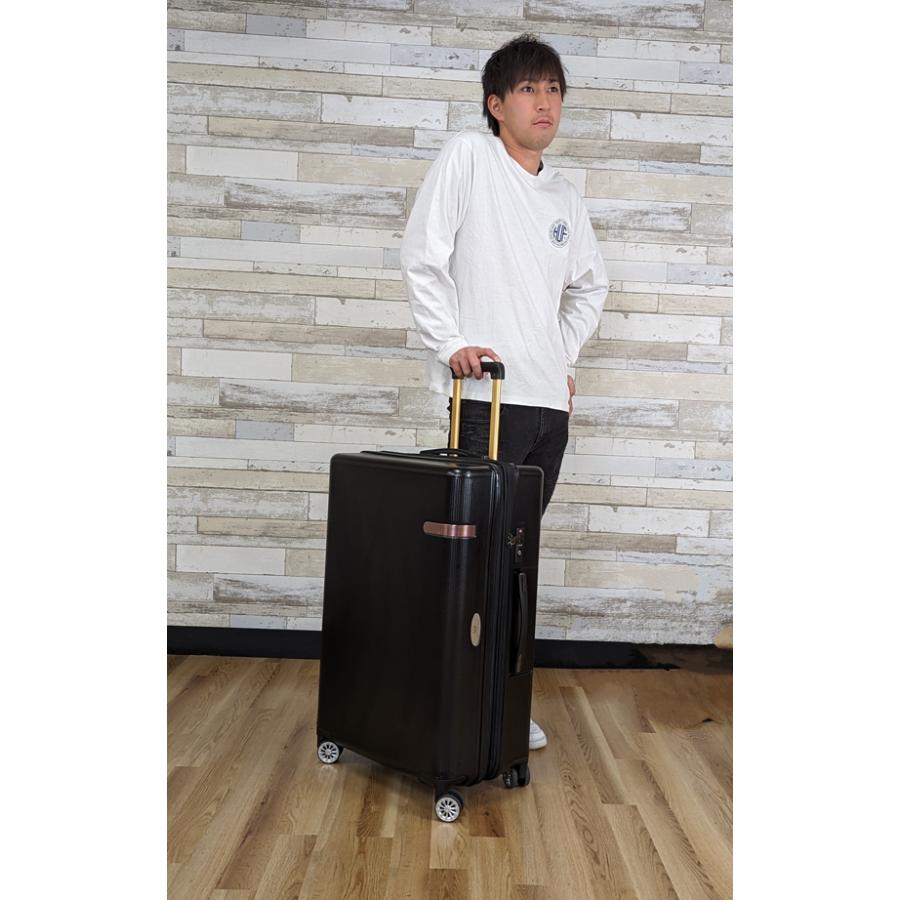 JAL 鶴丸ロゴ付き 容量拡張式スーツケース・キャリーケース・日本航空