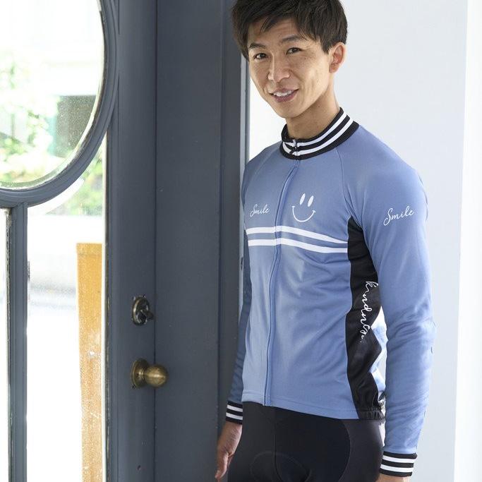 セブンイタリア Classic Smile 2 LS Jersey ネイビー｜worldcycle-wh｜03