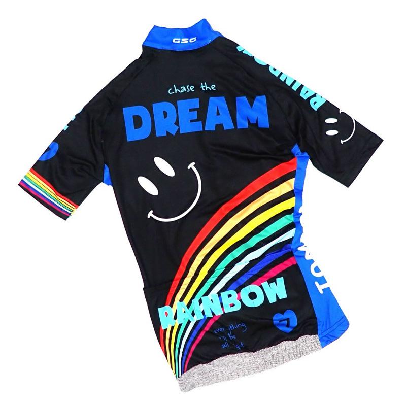 セブンイタリア Rainbow Smile 3 Lady Jersey ブラック レディース｜worldcycle-wh｜02