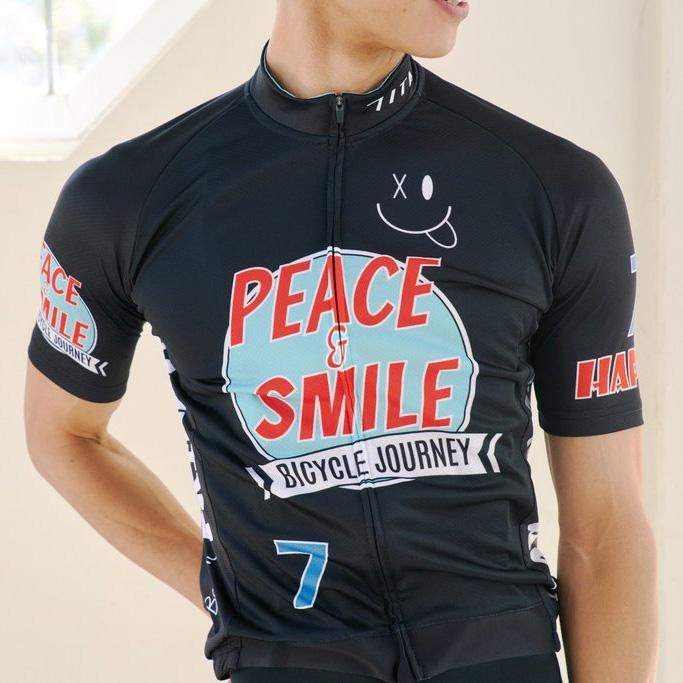 セブンイタリア Peace \u0026 Smile Jersey ブラック_2