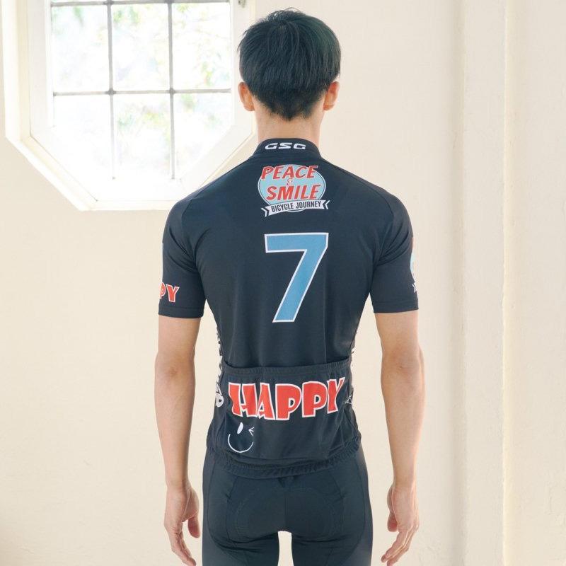 セブンイタリア Peace \u0026 Smile Jersey ブラック_3
