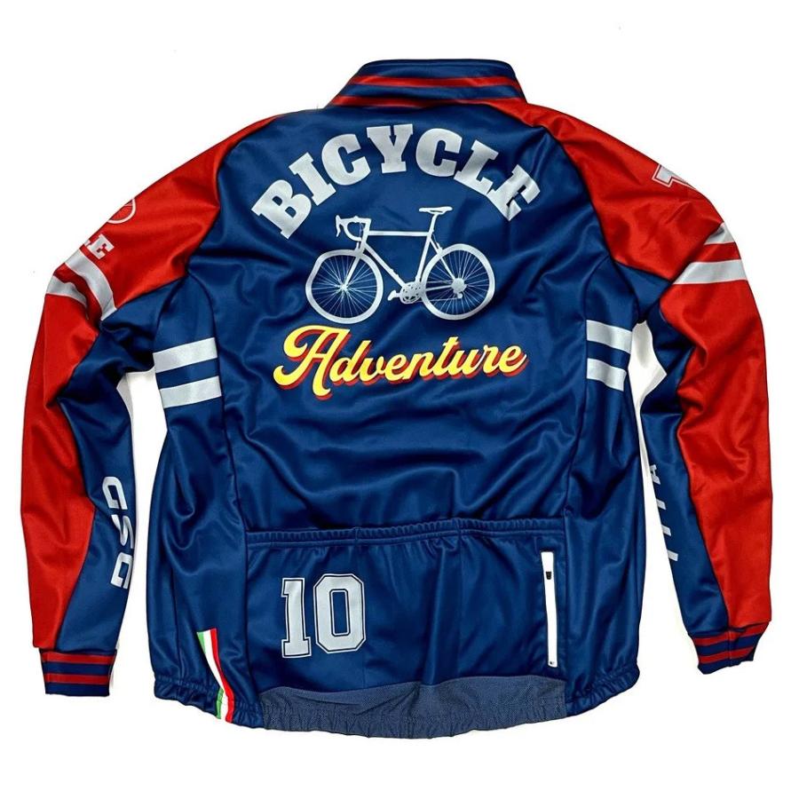 セブンイタリア Adventure Bicycle  Jacket ネイビー/レッド_1