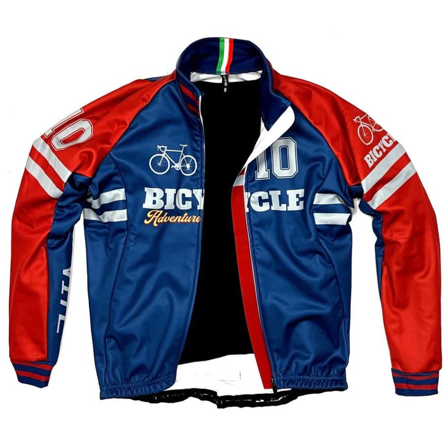セブンイタリア Adventure Bicycle  Jacket ネイビー/レッド_2