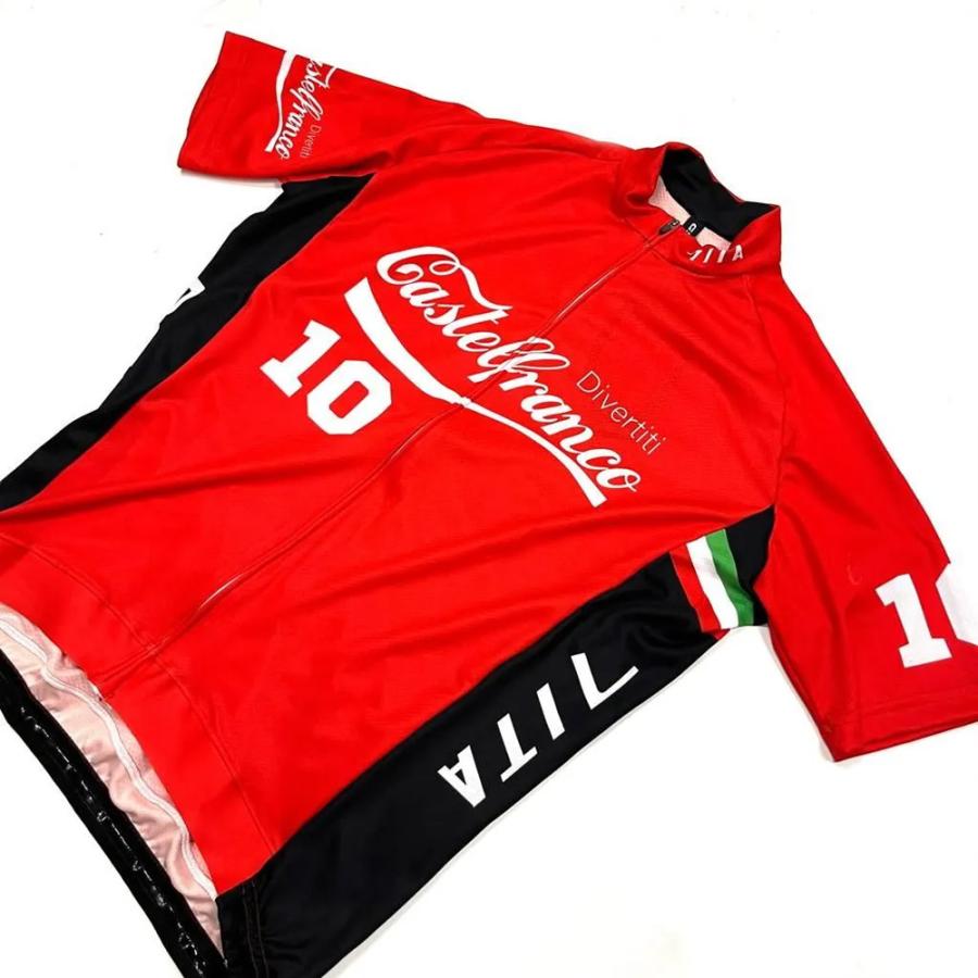 セブンイタリア Castelfranco Jersey レッド_2