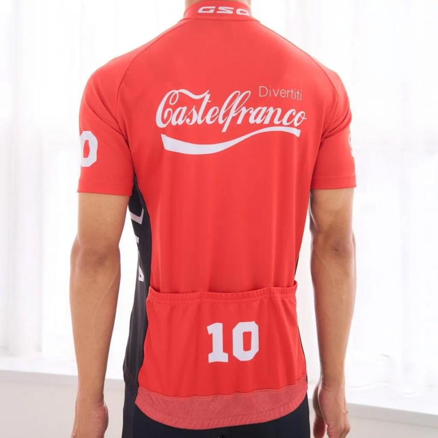 セブンイタリア Castelfranco Jersey レッド_4