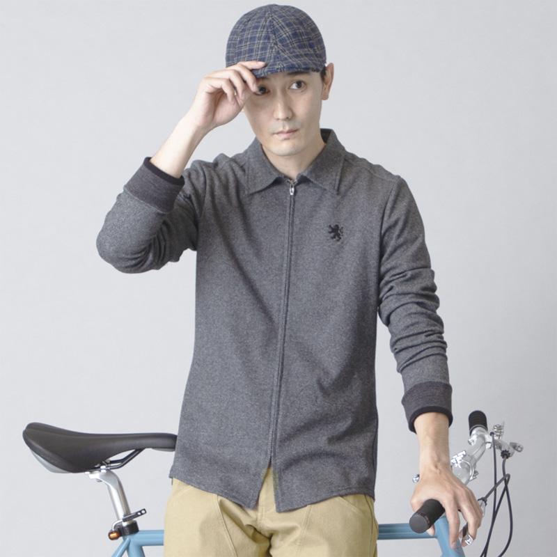 KAPELMUUR サイクルジャージ Sサイズ グレー カジュアルシャツ日本製 KAPELMUUR サイクルジャージ Sサイズ グレー カジュアルシャツ