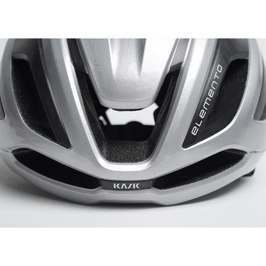 KASK ELEMENTO シルバー ヘルメット : ワールドサイクル-ウェアハウス 