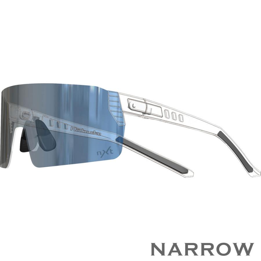 FA1 NARROW CRYSTAL CLEAR 調光サングラス NXT OGKカブト FA1 NARROW クリスタルクリア/NXTスカイクリア調光