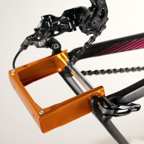 R250 9mmクイック用エンド金具 前後セット ゴールド【自転車】【アール