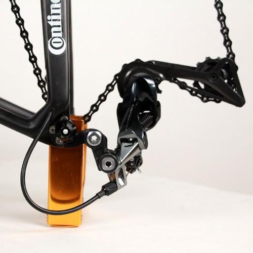 R250 9mmクイック用エンド金具 前後セット ゴールド【自転車】【アール