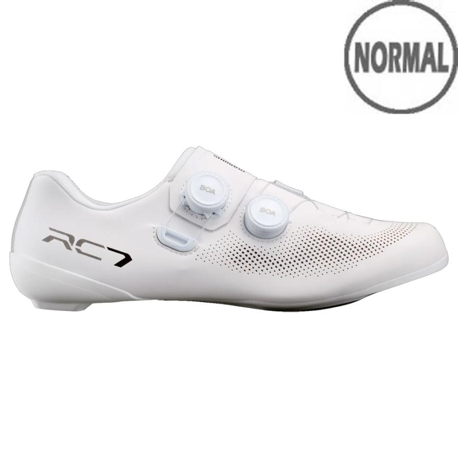 シマノ SH-RC703 ホワイト ノーマルタイプ SPD-SL シューズ : shi-s 