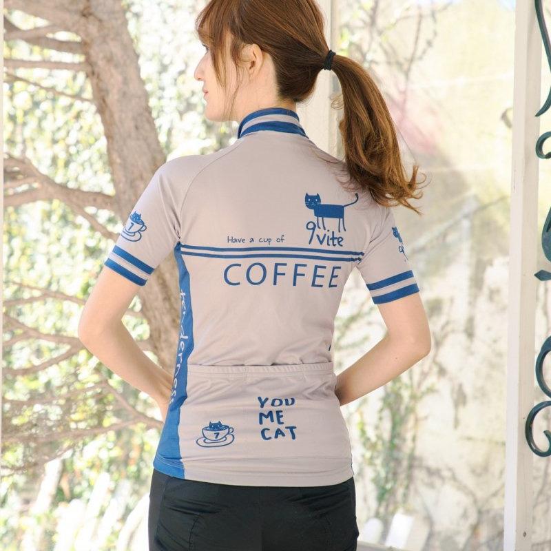 セブンイタリア Cafe Cat Lady Jersey ブラウン レディースの画像