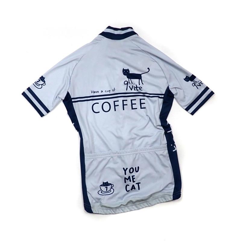 セブンイタリア Cafe Cat Lady Jersey グレー レディースの画像