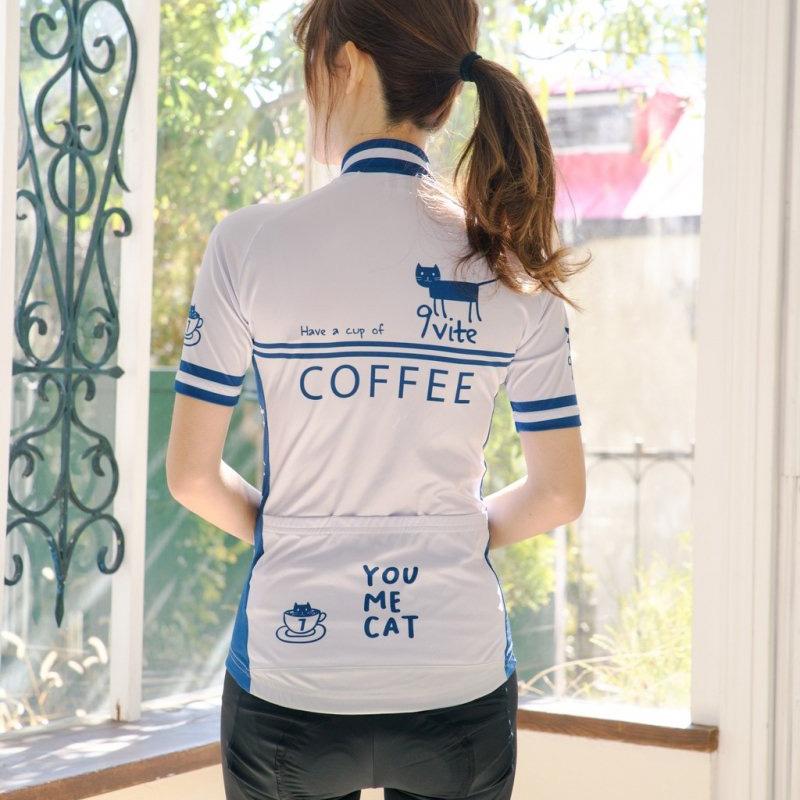 セブンイタリア Cafe Cat Lady Jersey グレー レディースの画像