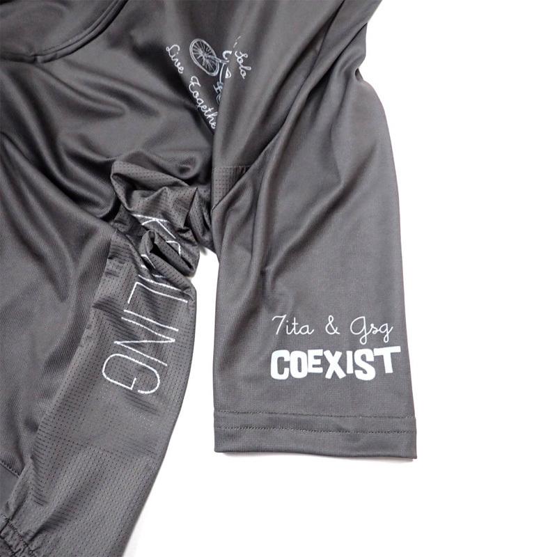 セブンイタリア Coexist Lady Jersey ブラウン レディースの画像