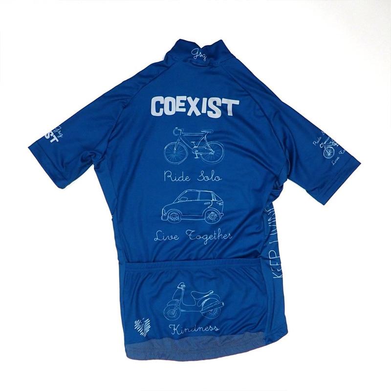 セブンイタリア Coexist Lady Jersey ネイビー レディースの画像
