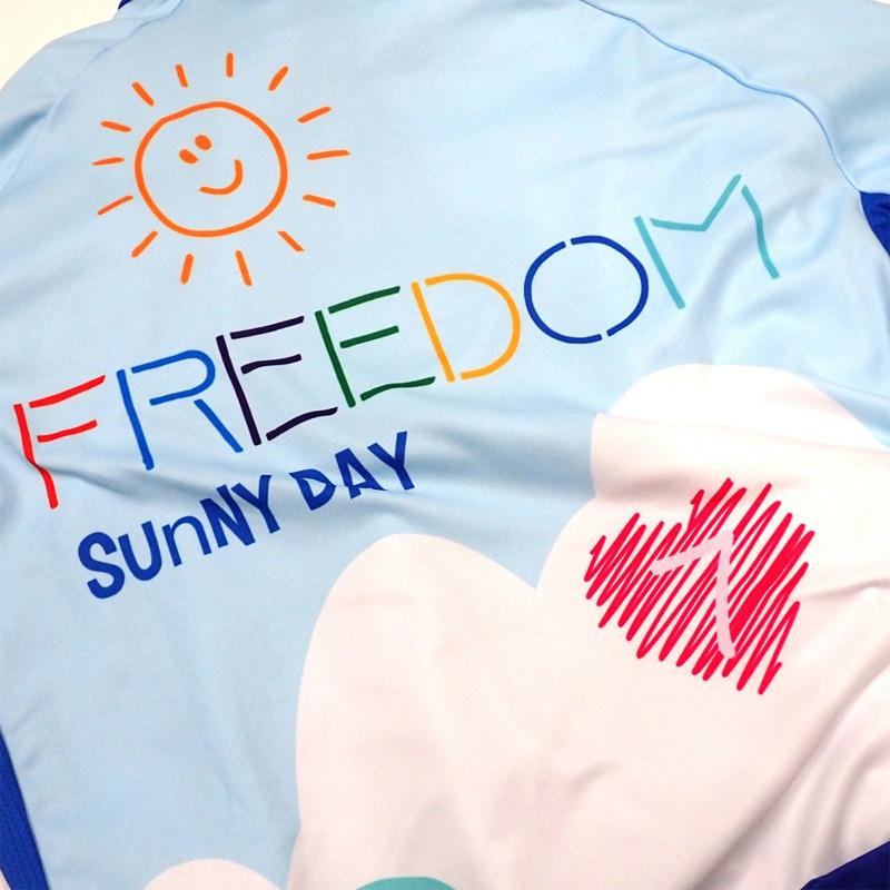 セブンイタリア Free Sunny Day Lady Jersey スカイ レディースの画像