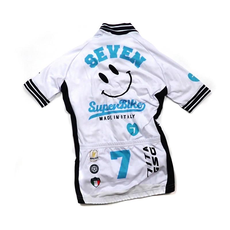 セブンイタリア Superbike Smile Lady Jersey ホワイト レディースの画像