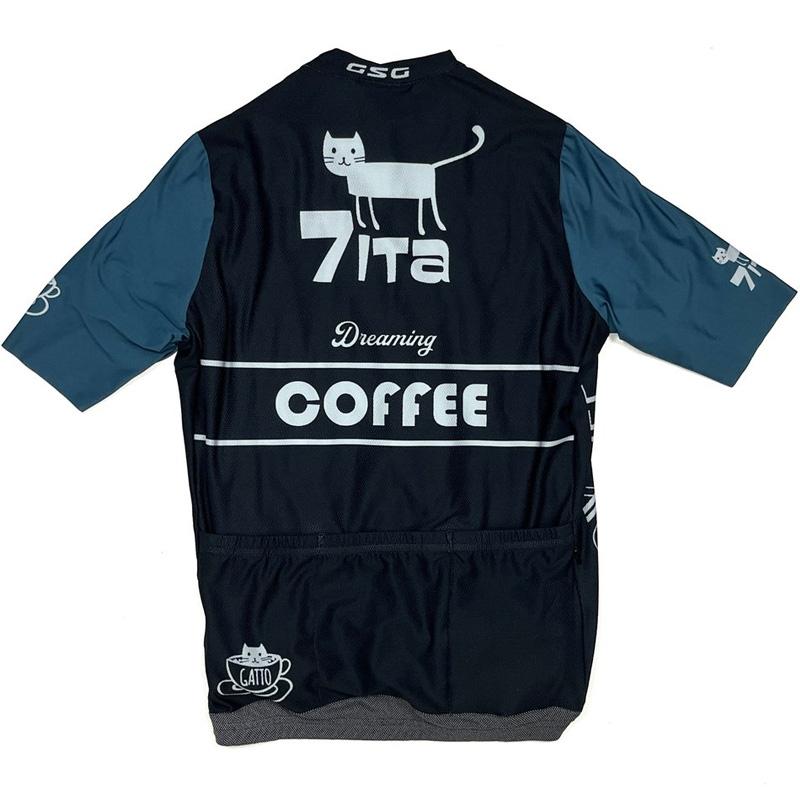 セブンイタリア Cafe Cat 2 Jersey グラファイトの画像