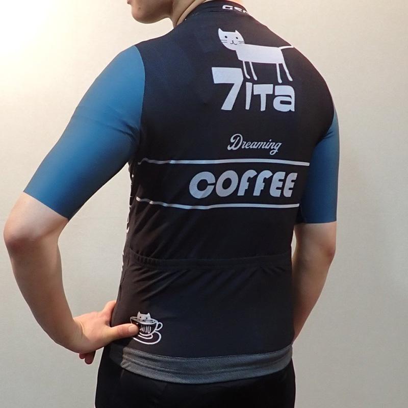 セブンイタリア Cafe Cat 2 Jersey グラファイトの画像