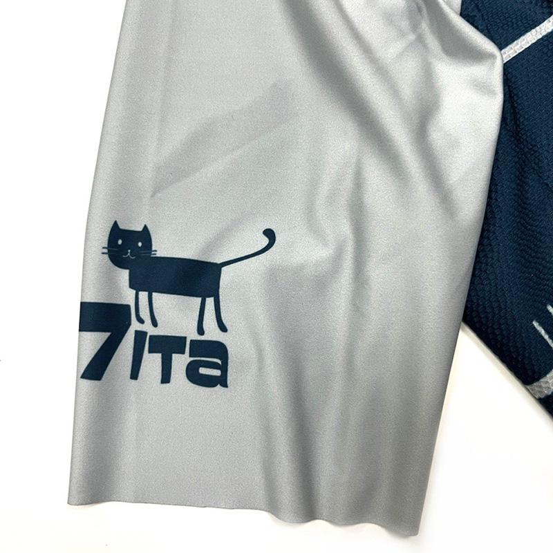 セブンイタリア Cafe Cat 2 Jersey ネイビーの画像