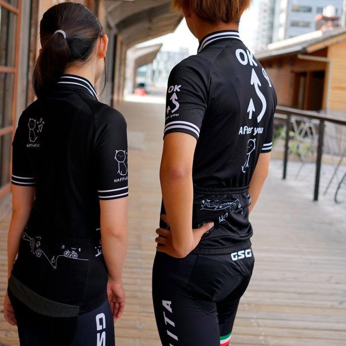 セブンイタリア Dopo Cat Lady Jersey ブラック レディースの画像