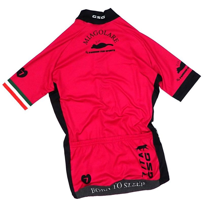 セブンイタリア Miagolare Lady Jersey レッド レディースの画像