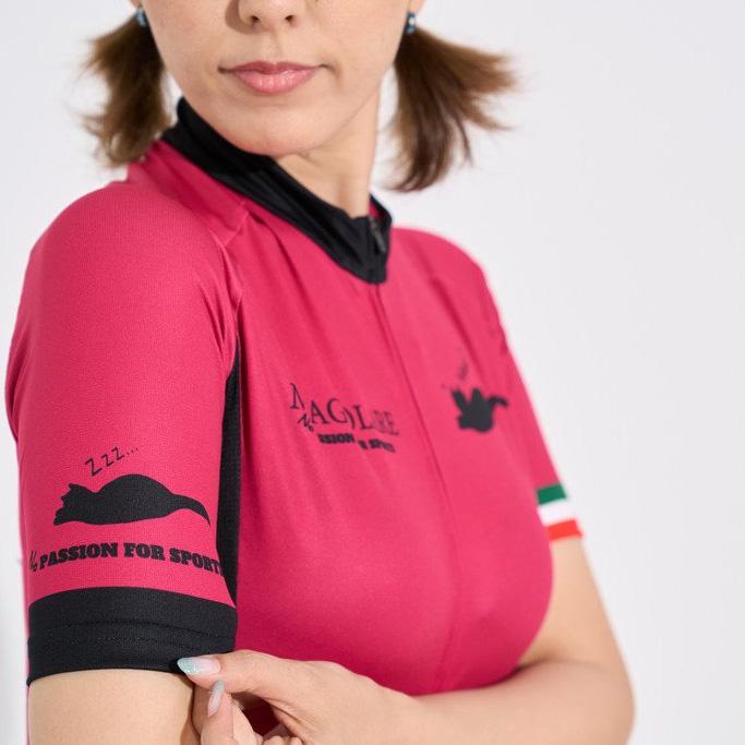 セブンイタリア Miagolare Lady Jersey レッド レディースの画像