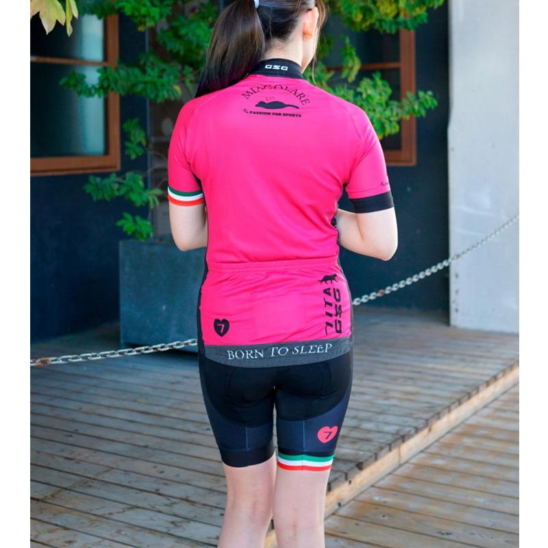 セブンイタリア Miagolare Lady Jersey レッド レディースの画像