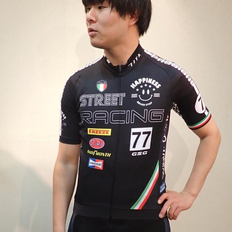 セブンイタリア Racing Smile 2 Jersey ブラックの画像