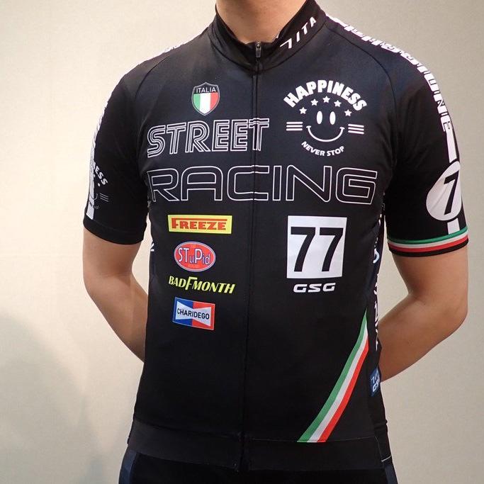 セブンイタリア Racing Smile 2 Jersey ブラックの画像