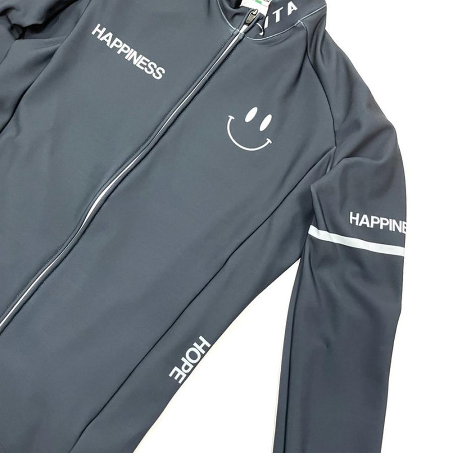 セブンイタリア Happiness Smile Lady LS Jersey グラファイト レディース｜worldcycle｜04