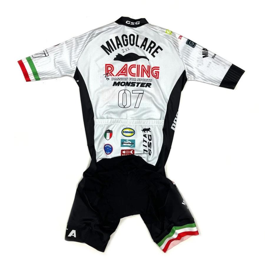 セブンイタリア Miagolare Race Suit ホワイトの画像