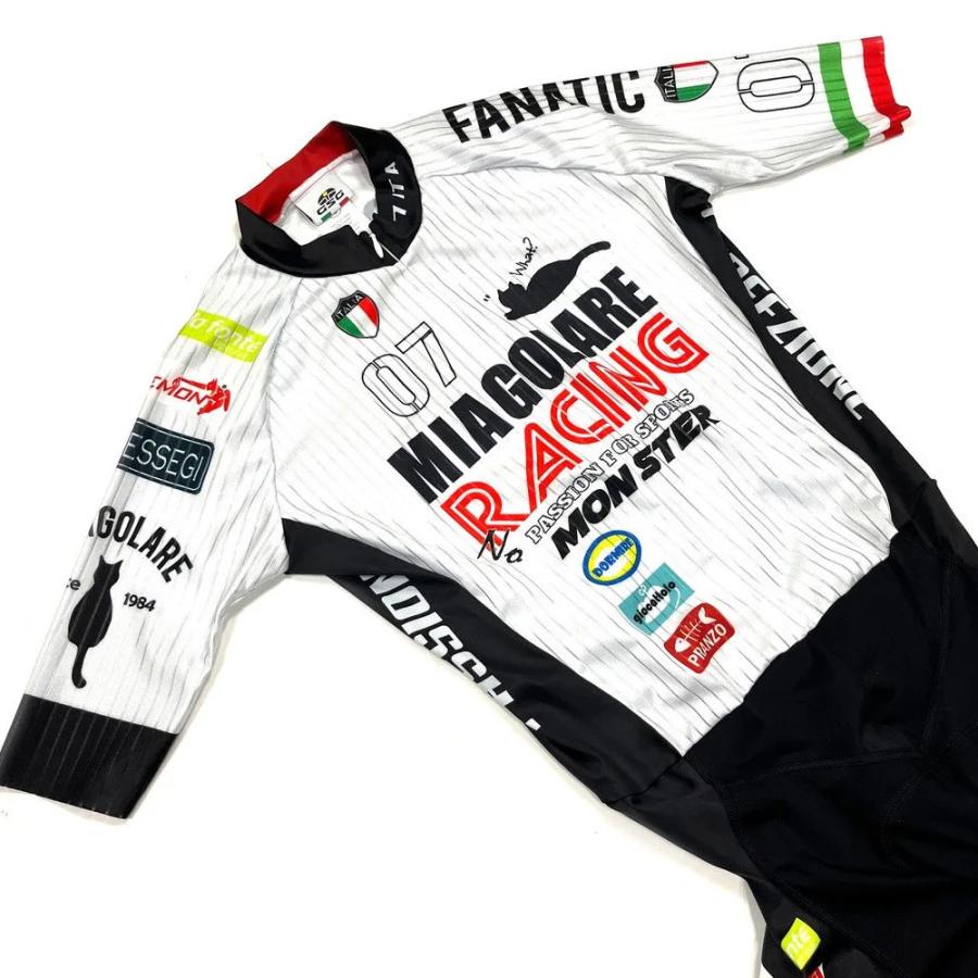 セブンイタリア Miagolare Race Suit ホワイトの画像
