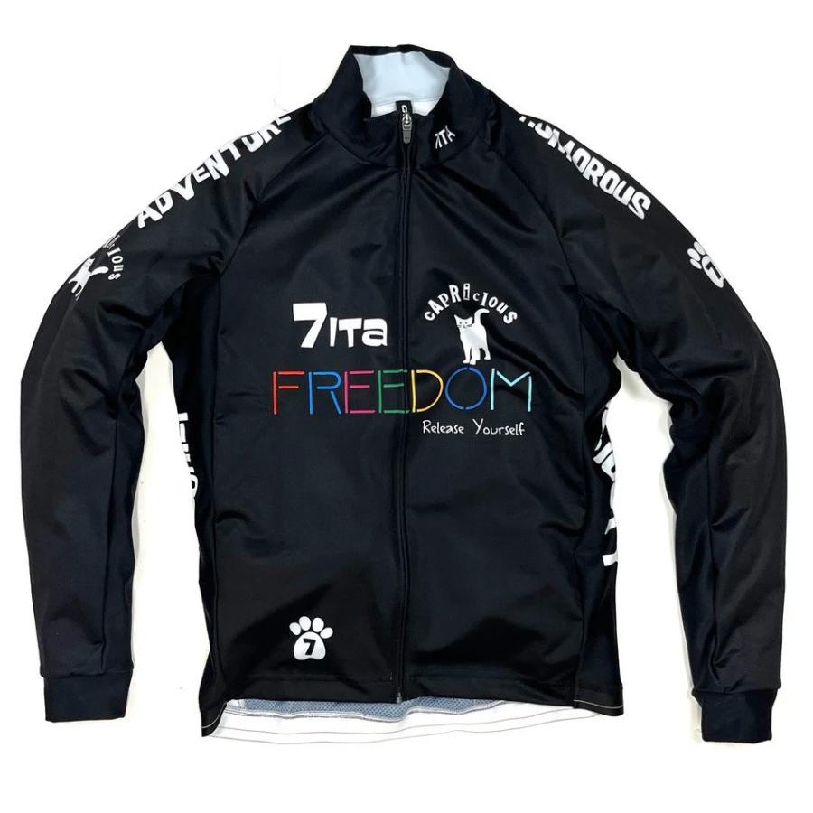 ジャケット・アウター freedom セブンイタリア Freedom Cat Wind Jacket ブラック : ワールドサイクル